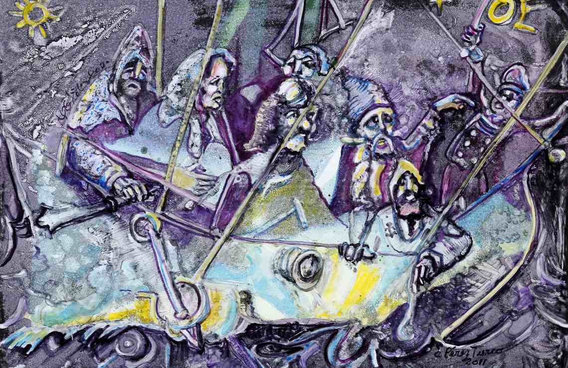Margarita y los chanchos. Carlos Pérez Turco
